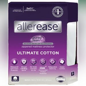 AllerEase Ultimate Allergy Protection and Comfort Zippered Mattress Protector